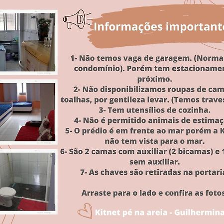 Kitnet Pe Na Areia- Guilhermina Praia Grande  Exterior photo
